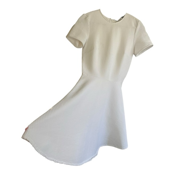 Opening Ceremony White Textured Mini Dress Size Small - Picture 7 of 16